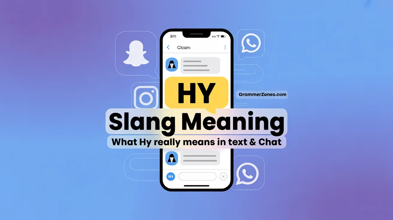 HY Slang Meaning