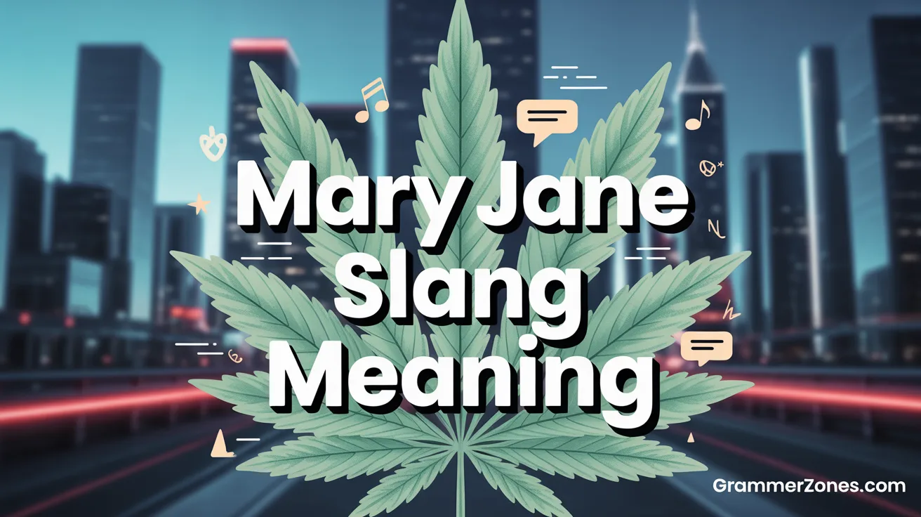 Mary Jane Slang Meaning
