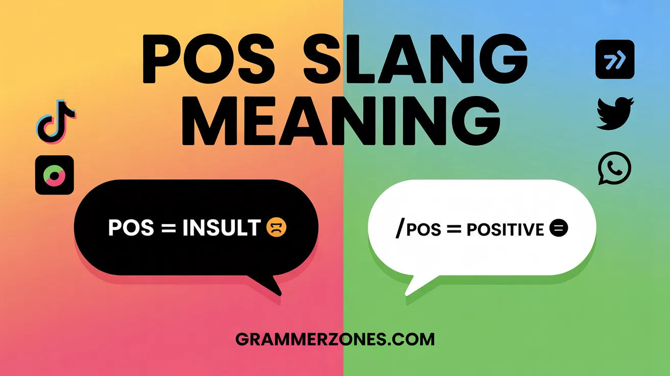 POS Slang Meaning
