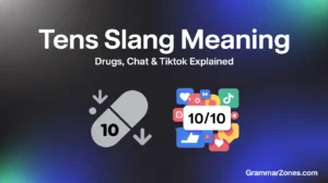 tens slang meaning drugs