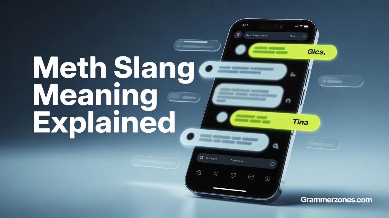 Meth Slang Meaning