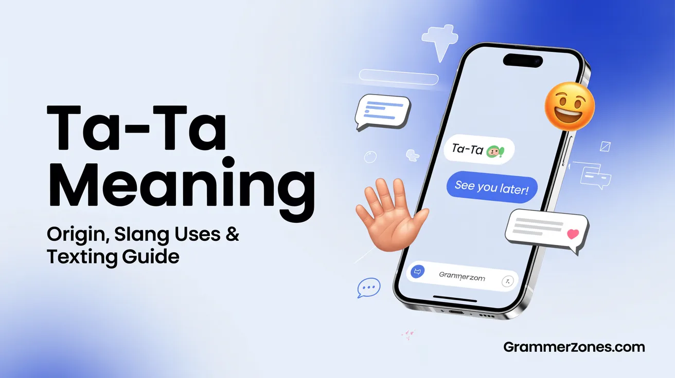 ta ta meaning
