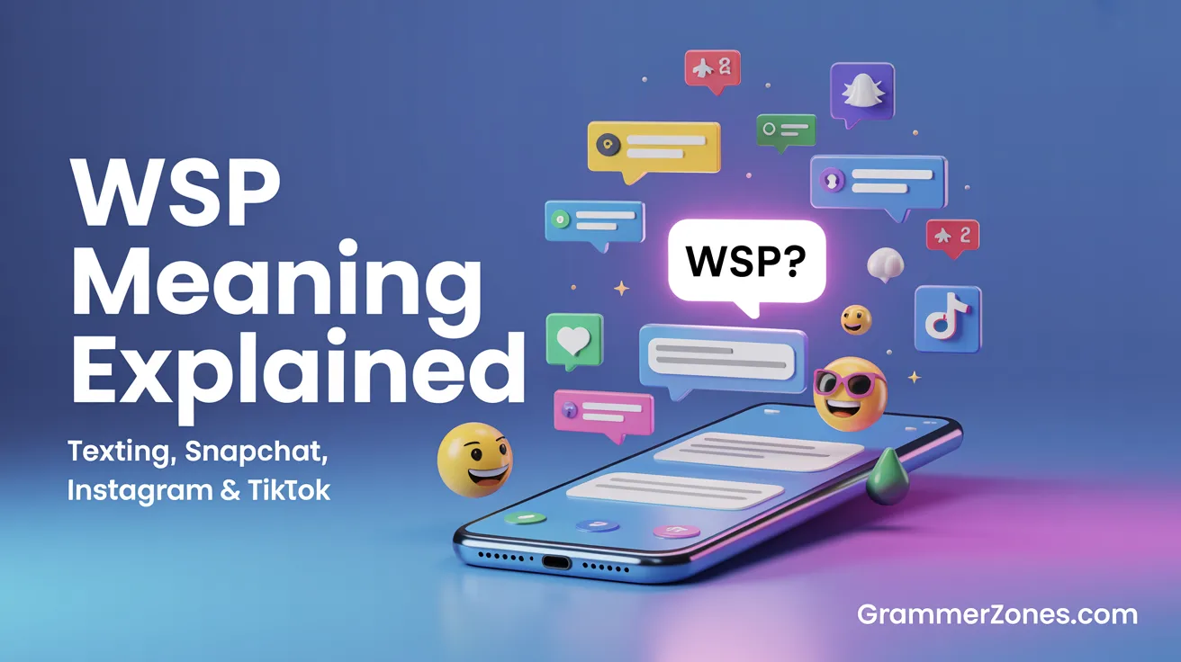 WSP Slang Meaning
