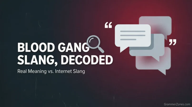 blood gang slang meaning