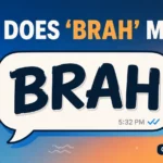 brah slang meaning