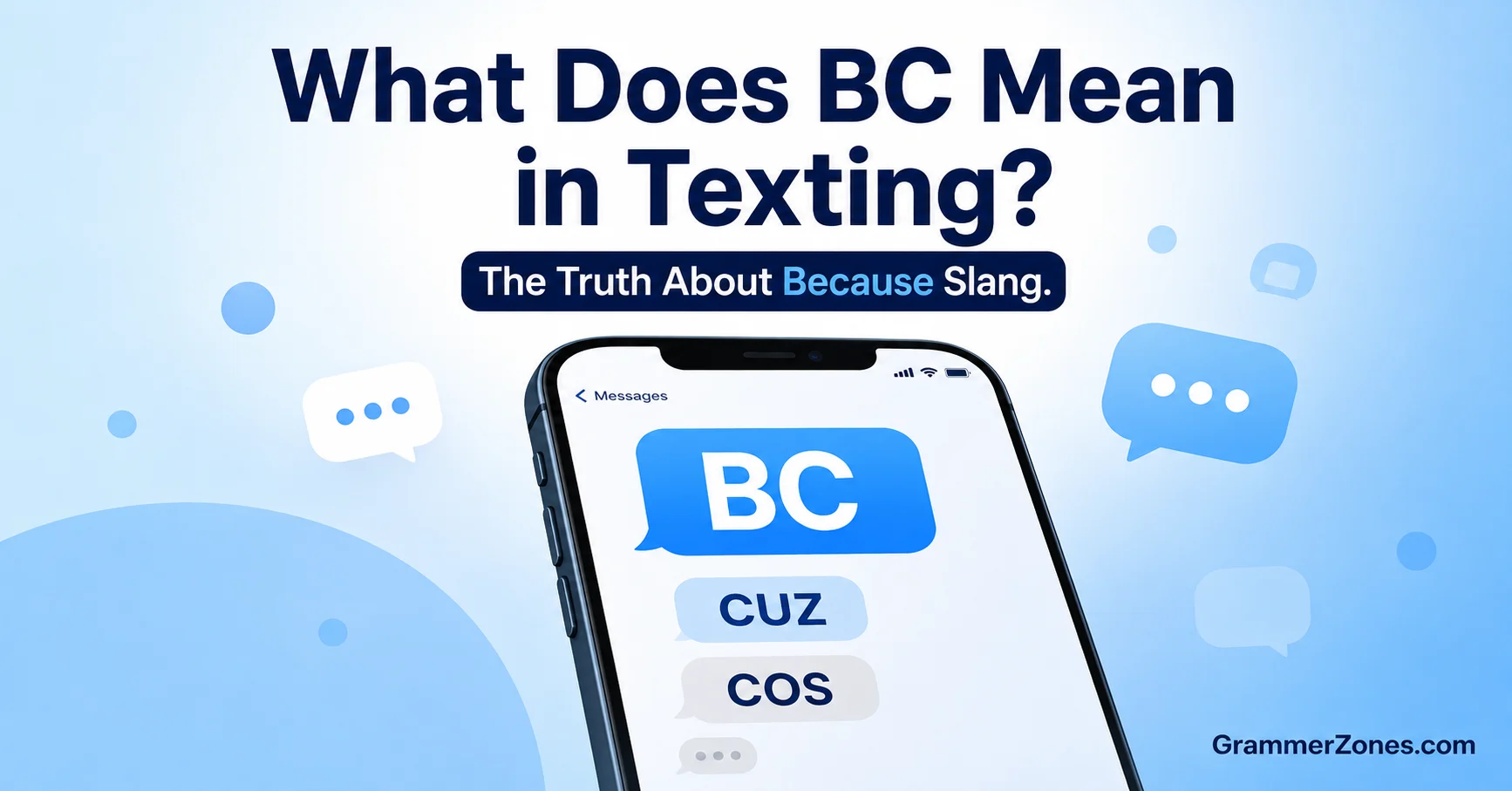 texters slang meaning because