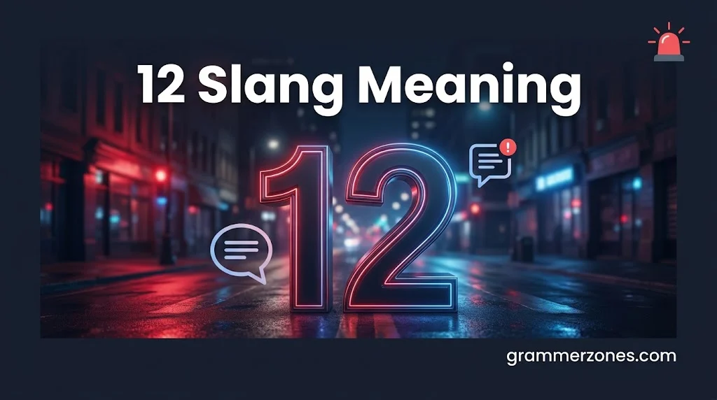 12 slang meaning