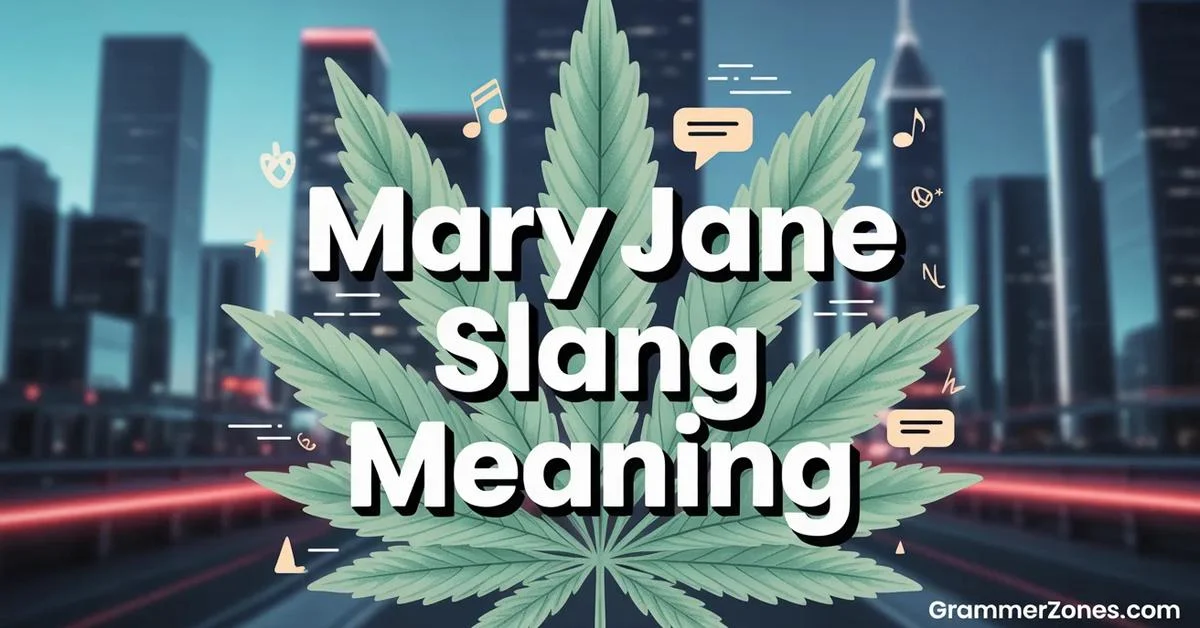 mary jane slang meaning