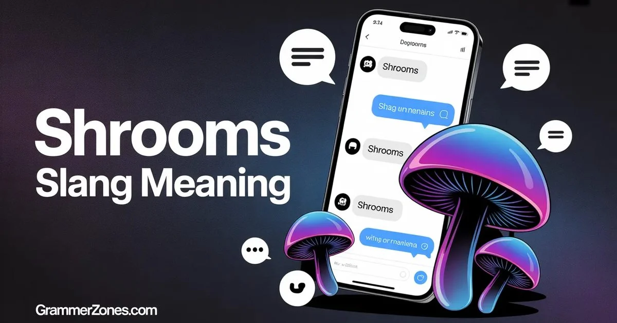 shrooms slang meaning